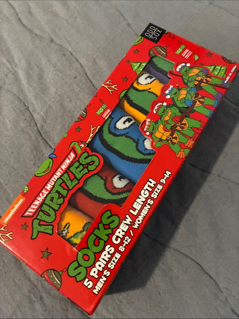 Ninja Turtle Crew Socks - Multicolor